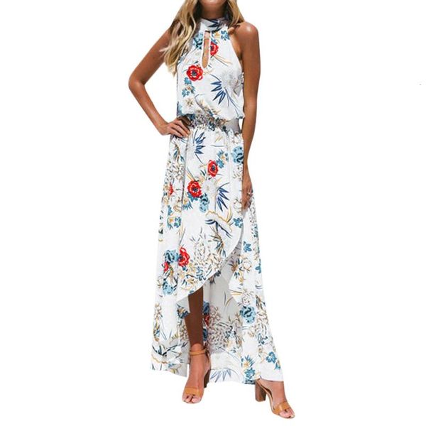women boho floral sleeveless long maxi dress casual summer printed dress split evening party summer beach sundress, Black;gray
women boho floral sleeveless long maxi dress casual summer printed dress split evening party summer beach sundress, Black;gray