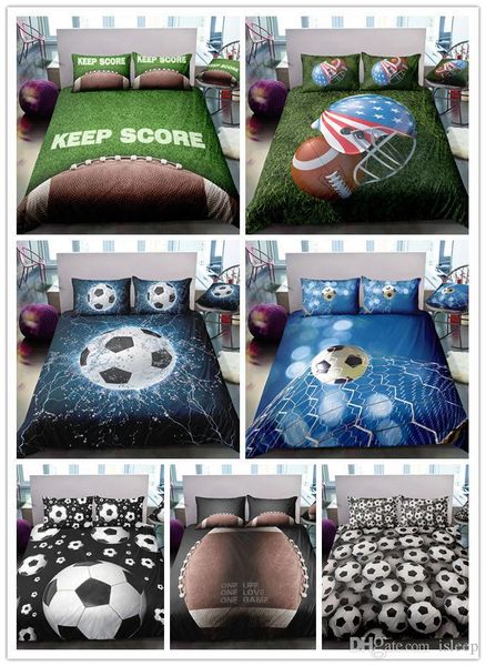 3d printing balls 2 3 pcs bedding set with pillowcase football for children gift 
3d printing balls 2 3 pcs bedding set with pillowcase football for children gift