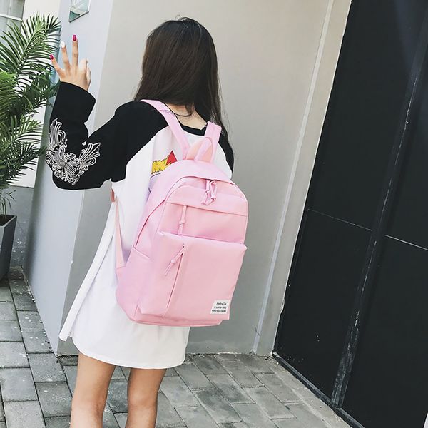 new women casual nylon couple backpack korean style solid simple versatile zipper college campus backpack satchels#t2
new women casual nylon couple backpack korean style solid simple versatile zipper college campus backpack satchels#t2