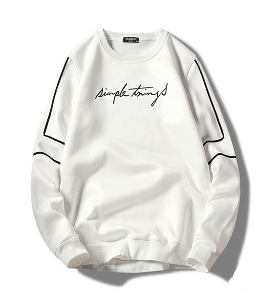 letters embroidery mens hoodies pullover long sleeve crew neck mens sweatshirts spring autumn casual male, Black
letters embroidery mens hoodies pullover long sleeve crew neck mens sweatshirts spring autumn casual male, Black