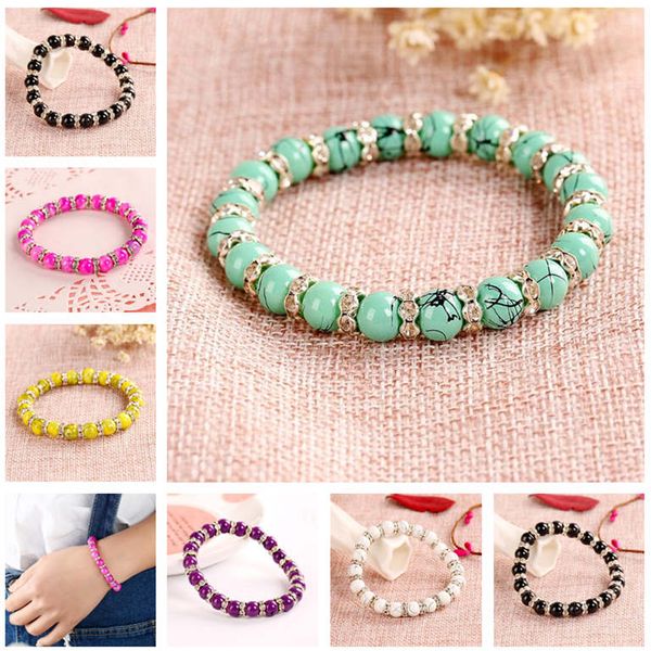 women's glass diamond accessories bracelet various colors imitation natural crystal bracelet dab032 beaded, strands jewelry bracelet, Black
women's glass diamond accessories bracelet various colors imitation natural crystal bracelet dab032 beaded, strands jewelry bracelet, Black