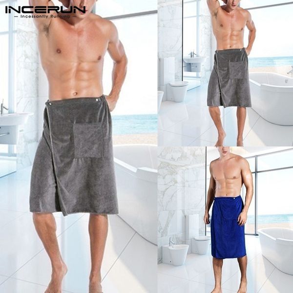 incerun men bathrobe soft solid comfortable pockets homewear men bath skirt robes comfy sleepwear towel male bathrobes plus size, Black;brown
incerun men bathrobe soft solid comfortable pockets homewear men bath skirt robes comfy sleepwear towel male bathrobes plus size, Black;brown