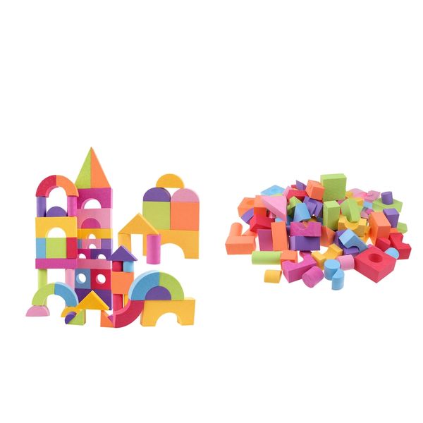 200 pieces/set eva foam geometric building blocks for kids preschoolers shape & color recognition creativity development
200 pieces/set eva foam geometric building blocks for kids preschoolers shape & color recognition creativity development