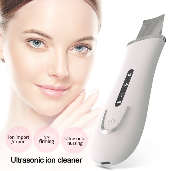 face scrubber blackhead removal instrument ion ultrasonic facial skin scrubber scraper cleaner pore cleaner dead skin removal
face scrubber blackhead removal instrument ion ultrasonic facial skin scrubber scraper cleaner pore cleaner dead skin removal
