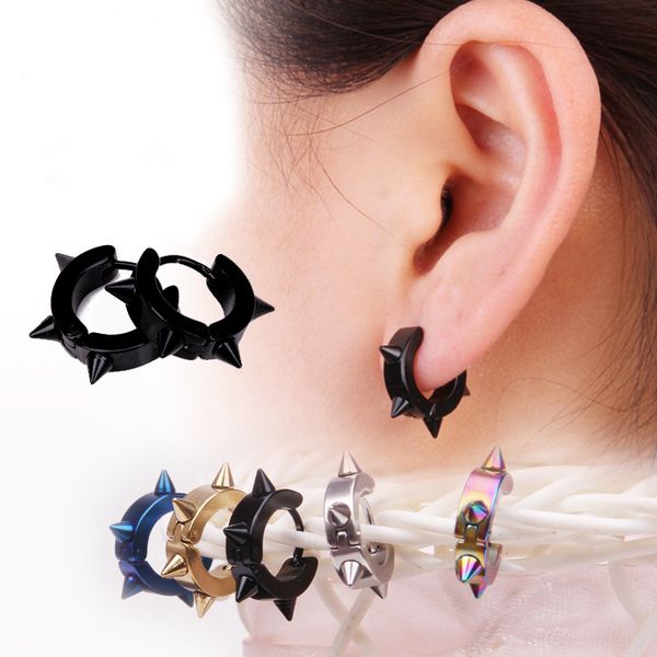 punk gotich spike cone tip classical titanium stainless steel men screw back silver gold color pierced stud earrings 5 colors, Golden;silver
punk gotich spike cone tip classical titanium stainless steel men screw back silver gold color pierced stud earrings 5 colors, Golden;silver