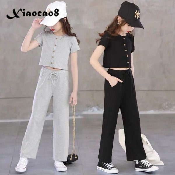 3-14 years baby big girls summer clothes children kids clothing sets short sleeve botton t shirts +pants teenage outfits 810 12 t200707, White
3-14 years baby big girls summer clothes children kids clothing sets short sleeve botton t shirts +pants teenage outfits 810 12 t200707, White