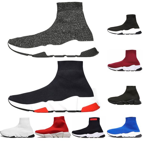 2019 new luxury designer speed trainer men women high sock shoes black blue red solid boots trainers runner walking sneakers shoes
2019 new luxury designer speed trainer men women high sock shoes black blue red solid boots trainers runner walking sneakers shoes