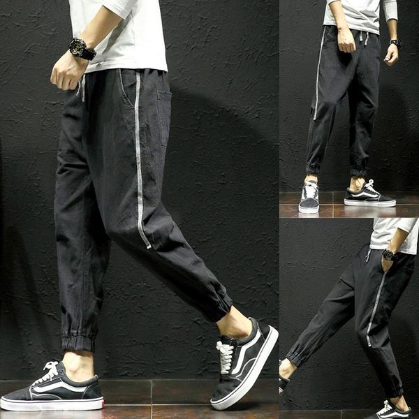 mens joggers male trousers men pants casual solid pants sweatpants jogger harem khaki sweatpants, Black
mens joggers male trousers men pants casual solid pants sweatpants jogger harem khaki sweatpants, Black