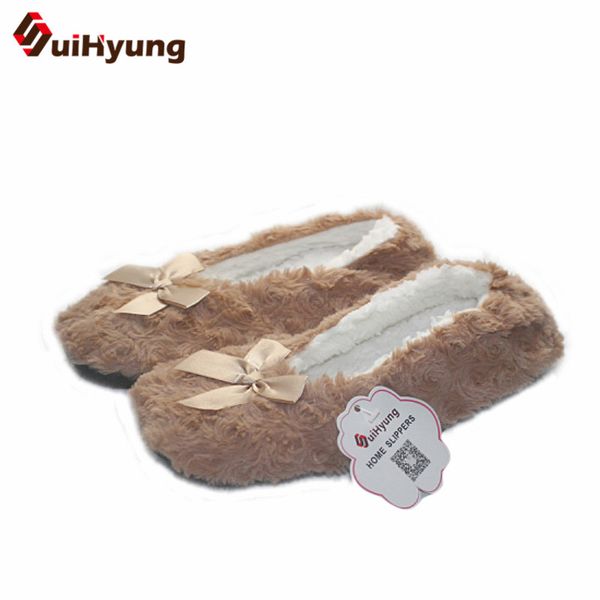 suihyung winter warm home women slippers cotton shoes plush female floor shoes bowknot fleece indoor woman bedroom slipper, Black
suihyung winter warm home women slippers cotton shoes plush female floor shoes bowknot fleece indoor woman bedroom slipper, Black