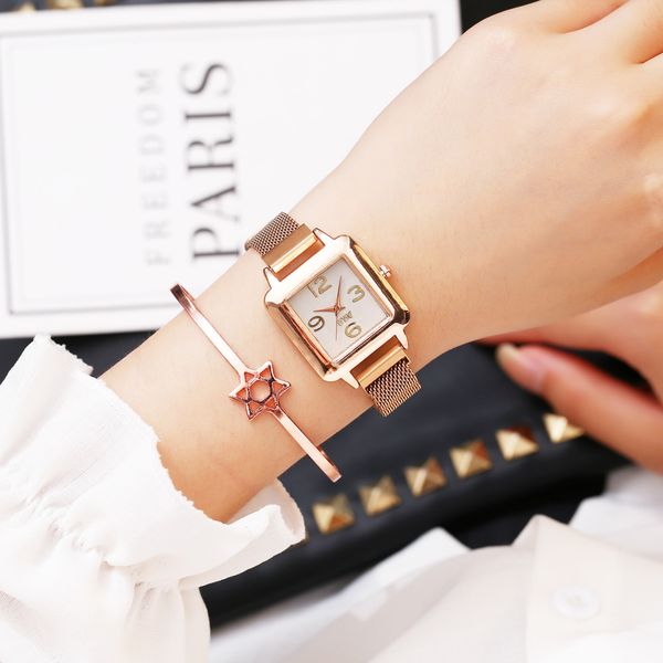 fashion watch luxury women magnetic watch ladies quartz wristwatch creative mesh casual rose gold for female clock relojes, Slivery;brown
fashion watch luxury women magnetic watch ladies quartz wristwatch creative mesh casual rose gold for female clock relojes, Slivery;brown