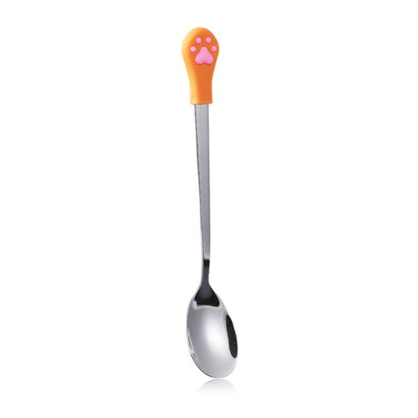 1 pcs stainless steel cute claw coffee spoons fruit fork dessert spoon candy teaspoon cat drink tableware kitchen supplies
1 pcs stainless steel cute claw coffee spoons fruit fork dessert spoon candy teaspoon cat drink tableware kitchen supplies