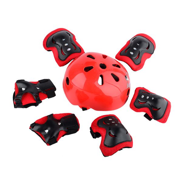 children skating helmets skating skates protective gear set skateboard bicycle knee pads 7 sets, Black;gray
children skating helmets skating skates protective gear set skateboard bicycle knee pads 7 sets, Black;gray