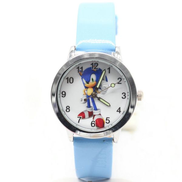 2018 new 1pcs kids leather watches children cartoon sonic watch clock boys hours girls, Blue
2018 new 1pcs kids leather watches children cartoon sonic watch clock boys hours girls, Blue
