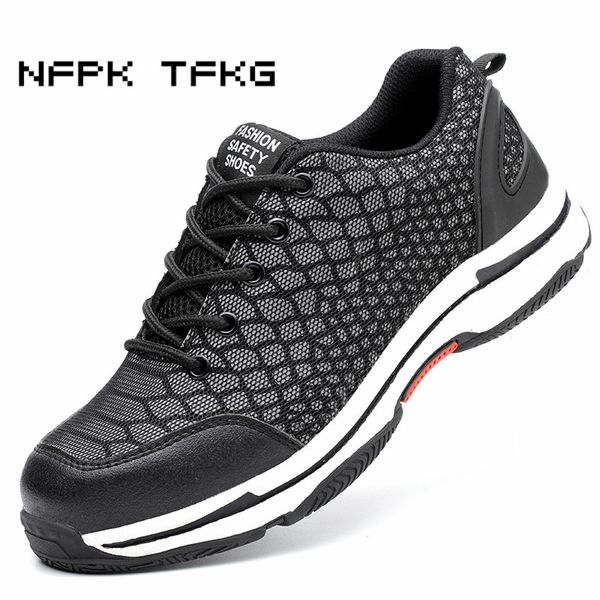 big size men fashion breathable steel toe caps working safety shoes building site worker tooling security low boots protection, Black
big size men fashion breathable steel toe caps working safety shoes building site worker tooling security low boots protection, Black