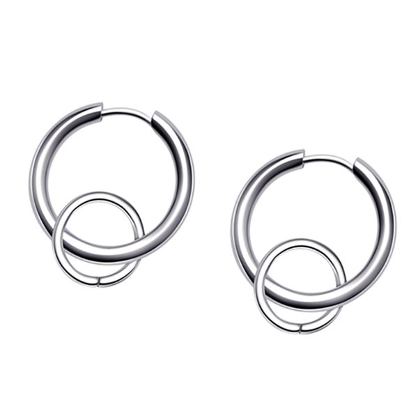 1 pair stainless steel hip hop silver color double loops dangle earrings piecring, Golden
1 pair stainless steel hip hop silver color double loops dangle earrings piecring, Golden