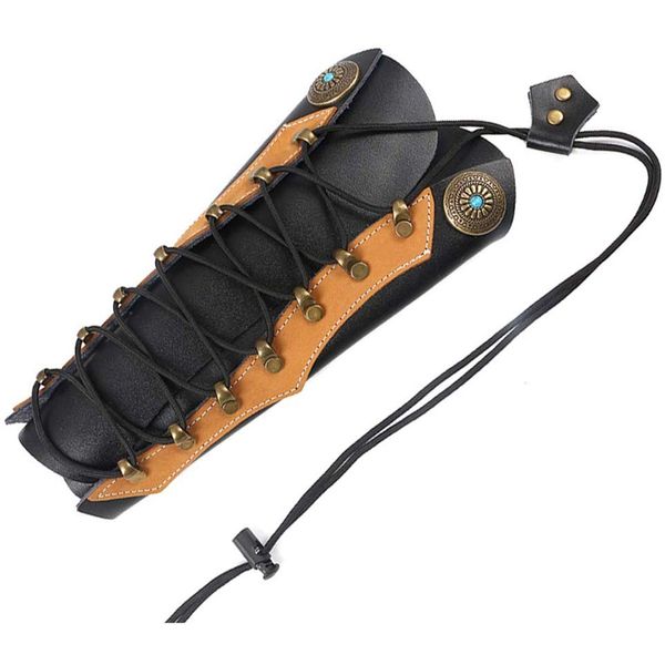cowhide archery arm protector guard for hunting with hardware fasteners outdoor hunting recurve bow sport(brown, Black;gray
cowhide archery arm protector guard for hunting with hardware fasteners outdoor hunting recurve bow sport(brown, Black;gray