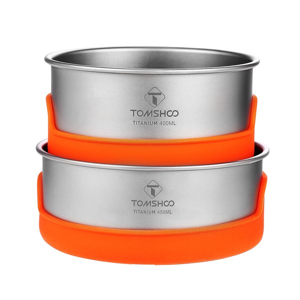 tomshoo outdoor titanium bowl camping bowl pan pot silicone insulation outdoor camping tableware picnic water cup mug
tomshoo outdoor titanium bowl camping bowl pan pot silicone insulation outdoor camping tableware picnic water cup mug