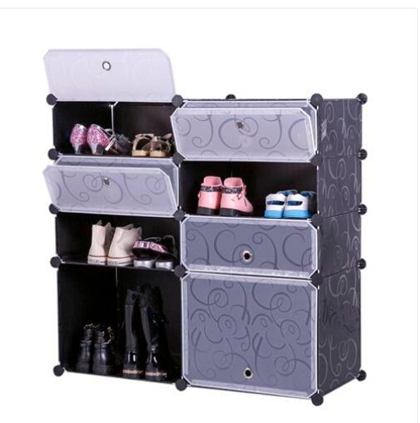 wholesales 8 x home storage simple plastic multilayer shoe rack compartment shoe cabinet
wholesales 8 x home storage simple plastic multilayer shoe rack compartment shoe cabinet