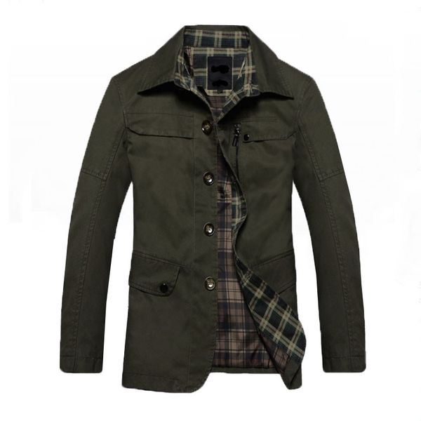 european and american fashion 2019 new autumn all-cotton medium and long jacket fashion leisure men's jacket, Black;brown
european and american fashion 2019 new autumn all-cotton medium and long jacket fashion leisure men's jacket, Black;brown