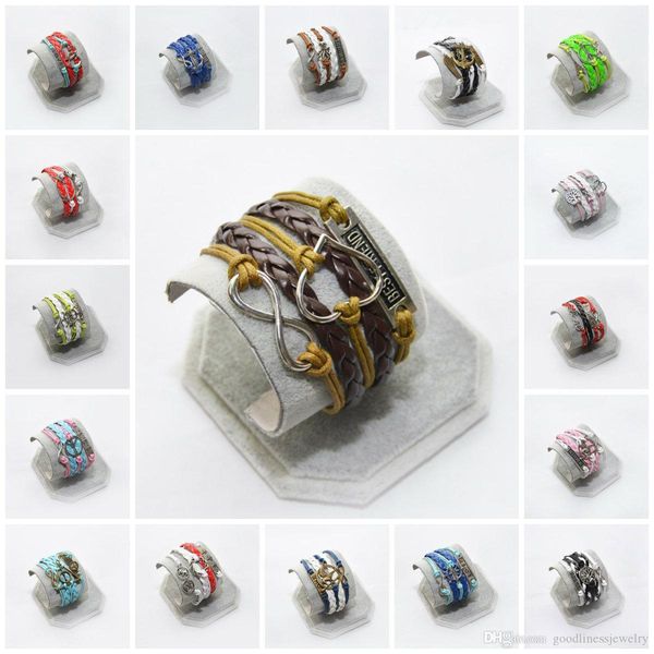 infinity jewelry bracelet wholesale new leather straps for charm bracelet luxury love braided bracelet women men's brand leather bracel, Golden;silver
infinity jewelry bracelet wholesale new leather straps for charm bracelet luxury love braided bracelet women men's brand leather bracel, Golden;silver