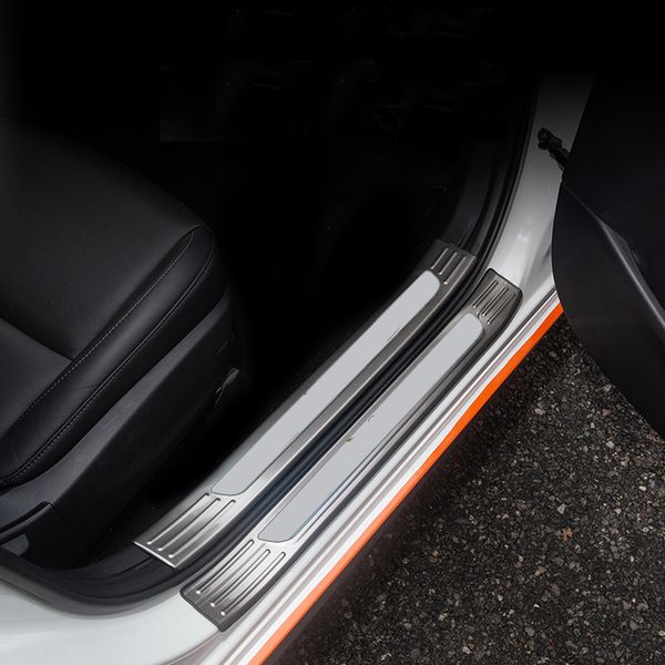 car styling interior silver side door sill plate frame sticker cover trim 4pcs / 8pcs for 3 axela bp 2020 sedan
car styling interior silver side door sill plate frame sticker cover trim 4pcs / 8pcs for 3 axela bp 2020 sedan