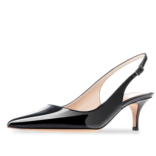 shoes woman spring slingbacks 6cm high heels pumps big size shoes pinted toe patent leather pumps mid heel for men sadals, Black
shoes woman spring slingbacks 6cm high heels pumps big size shoes pinted toe patent leather pumps mid heel for men sadals, Black