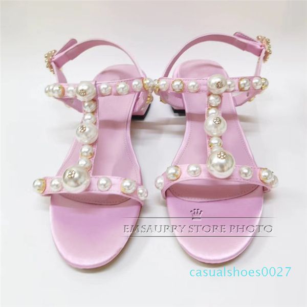 2020 new design string bead sandals women beading t-straps open toes sweet pink satin pearl decor banquet shoes woman c27, Black
2020 new design string bead sandals women beading t-straps open toes sweet pink satin pearl decor banquet shoes woman c27, Black