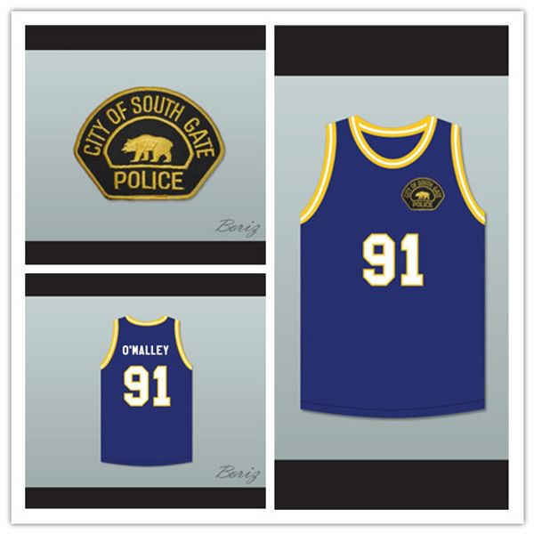 South Gate Police Captain O'Malley 91 Basketball Jersey Includes Patch
South Gate Police Captain O'Malley 91 Basketball Jersey Includes Patch