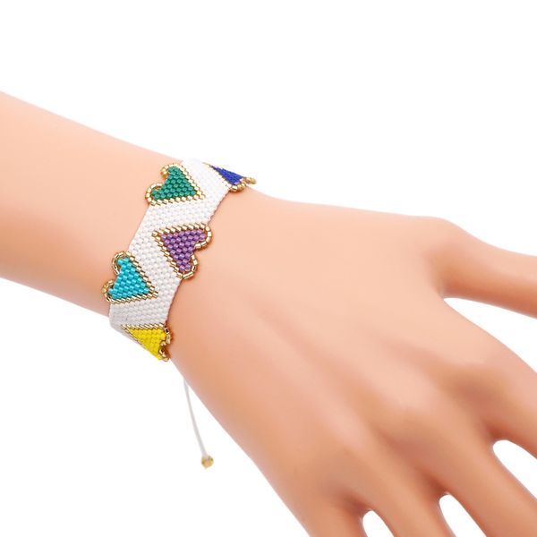 go2boho miyuki bracelet heart cuff bracelets beadwork summer chic pulseras 2019 women bileklik couples lover gift, Golden;silver
go2boho miyuki bracelet heart cuff bracelets beadwork summer chic pulseras 2019 women bileklik couples lover gift, Golden;silver