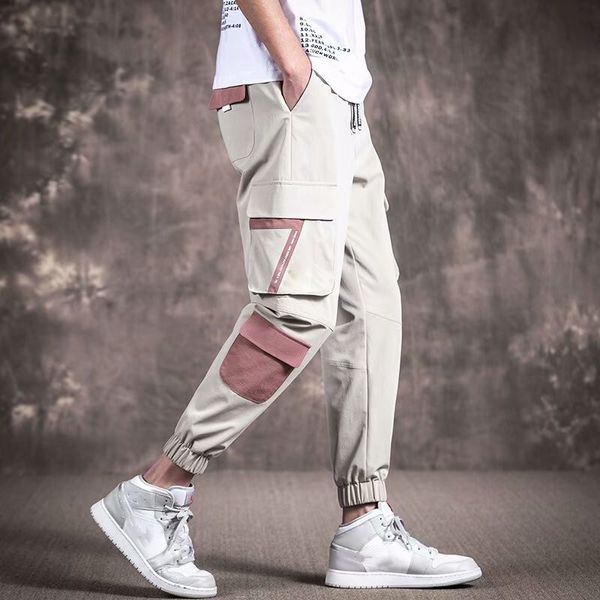 2020 spring men's clothing pants fashion harajuku hip hop elastic waist cargo pants casual streetwear jogging sport men trousers, Black
2020 spring men's clothing pants fashion harajuku hip hop elastic waist cargo pants casual streetwear jogging sport men trousers, Black
