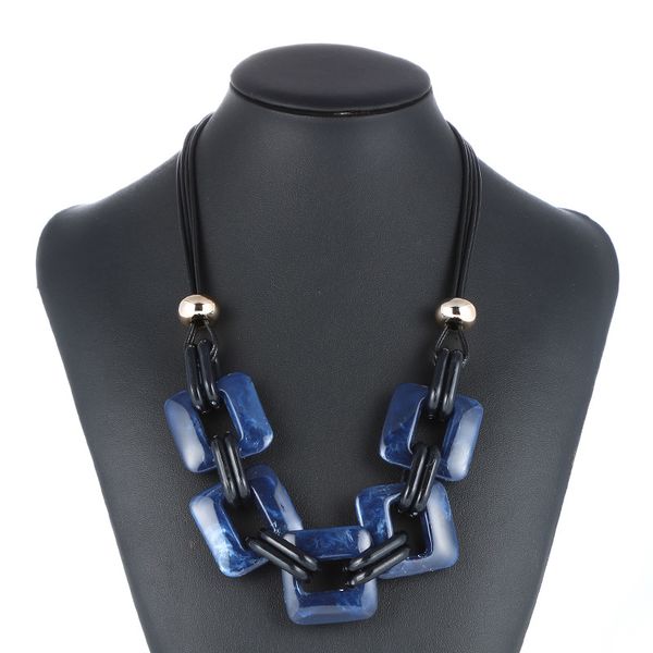 fashion power leather cord statement necklaces pendants vintage weaving collar choker necklace for women designer jewelry gifts, Black
fashion power leather cord statement necklaces pendants vintage weaving collar choker necklace for women designer jewelry gifts, Black