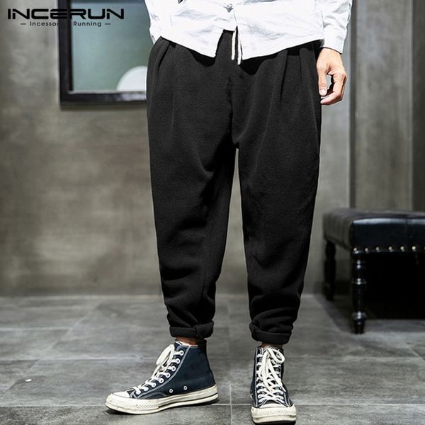 incerun men harem pants joggers streetwear solid color 2019 drawstring warm baggy fashion trousers men fleece casual pants s-5xl, Black
incerun men harem pants joggers streetwear solid color 2019 drawstring warm baggy fashion trousers men fleece casual pants s-5xl, Black