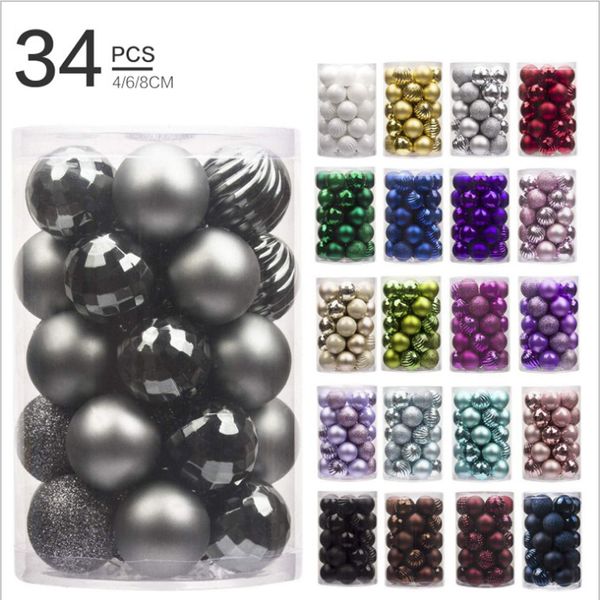 4cm 34pc christmas tree decoration ball christmas party hanging ball decoration home gift
4cm 34pc christmas tree decoration ball christmas party hanging ball decoration home gift