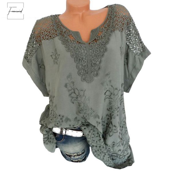 fashion blouse summer lace hollow out women short sleeve white casual loose short sleeve shirts female crochet blouse 5xl
fashion blouse summer lace hollow out women short sleeve white casual loose short sleeve shirts female crochet blouse 5xl