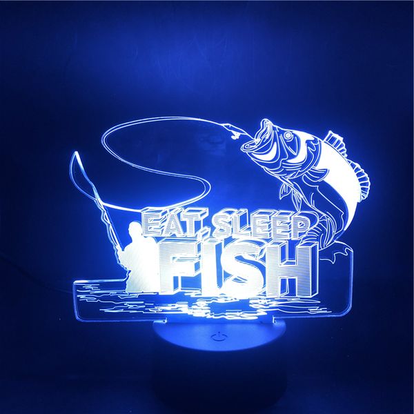 3d lamp eat sleep fish the alarm clock base nightlight for desk decoration colorful battery powered usb led night light lamp
3d lamp eat sleep fish the alarm clock base nightlight for desk decoration colorful battery powered usb led night light lamp