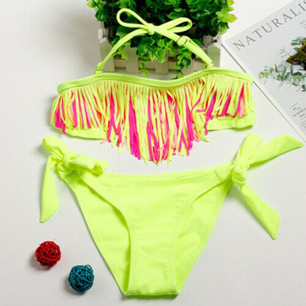 2020 new girls kids cute tassel bikini set swimwear bikini skirt swimsuit swimming costume age 5-14y
2020 new girls kids cute tassel bikini set swimwear bikini skirt swimsuit swimming costume age 5-14y