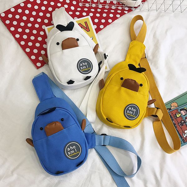 2020 new korean children fashion creative cartoon single-shoulder canvas bag up duck image men and women child universal chest p
2020 new korean children fashion creative cartoon single-shoulder canvas bag up duck image men and women child universal chest p