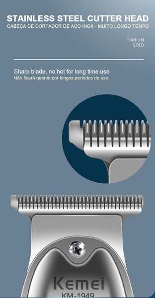 kemei 1949 professional hair clippers trimmer 0.1mm t blade finish haircut barber machine bwkf fiyel
kemei 1949 professional hair clippers trimmer 0.1mm t blade finish haircut barber machine bwkf fiyel