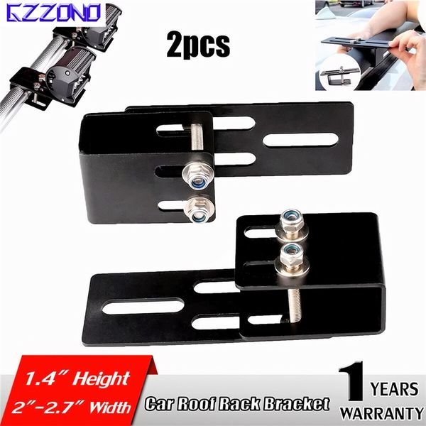 2pcs adjustable 2"-2.7" car roof rack mount bracket led universal mount bracket clamps roof roll cage bar black
2pcs adjustable 2"-2.7" car roof rack mount bracket led universal mount bracket clamps roof roll cage bar black