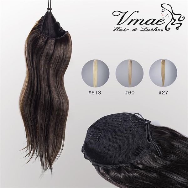 brazilian peruvian straight natural color #1b #4 #6 120g horsetail clip in drawstring ponytails virgin human hair extensions, Black
brazilian peruvian straight natural color #1b #4 #6 120g horsetail clip in drawstring ponytails virgin human hair extensions, Black