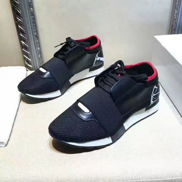 wholesale race runner shoes casual mans woman new designer mixed colors leather mesh trainer shoes sneaker size 35-46c13, Black
wholesale race runner shoes casual mans woman new designer mixed colors leather mesh trainer shoes sneaker size 35-46c13, Black