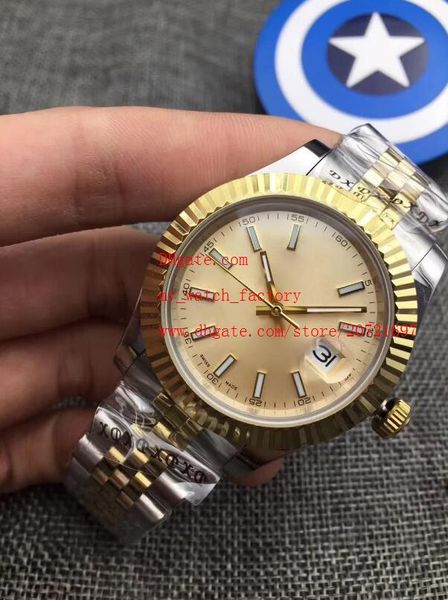 4 style factory supplier luxury watch 41mm two tone 116334 asia 2813 movement automatic mens men's watch watches, Slivery;brown
4 style factory supplier luxury watch 41mm two tone 116334 asia 2813 movement automatic mens men's watch watches, Slivery;brown