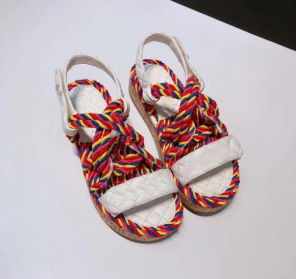 woman flat cord multicolor ivory sandals 2019 collection shoes open toe casual street style genuine leather sandals, Black
woman flat cord multicolor ivory sandals 2019 collection shoes open toe casual street style genuine leather sandals, Black