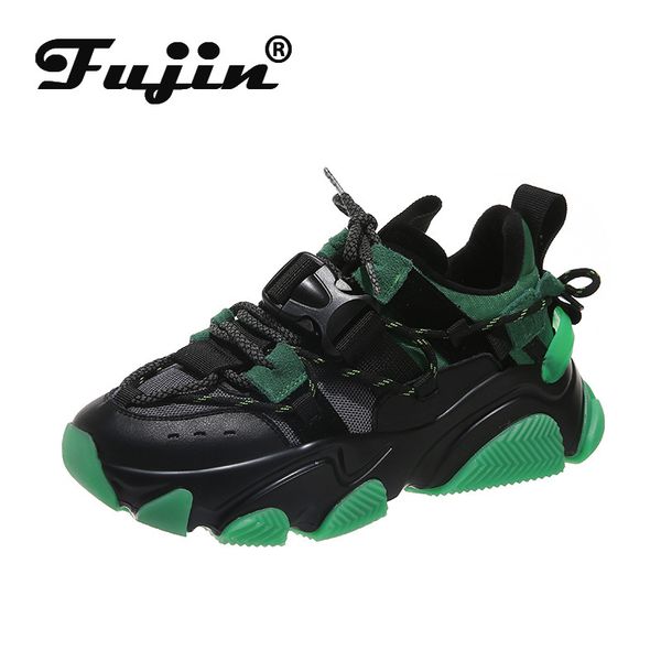 fujin women sneakers spring autumn women vulcanized shoes lace up night reflection anti skid soft leather 5.5 cm platform shoes, Black
fujin women sneakers spring autumn women vulcanized shoes lace up night reflection anti skid soft leather 5.5 cm platform shoes, Black
