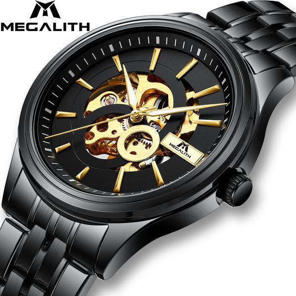 automatic mechanical men watches megalith fashion brand waterproof sport stainless men watch clocks relogio masculino, Slivery;brown
automatic mechanical men watches megalith fashion brand waterproof sport stainless men watch clocks relogio masculino, Slivery;brown
