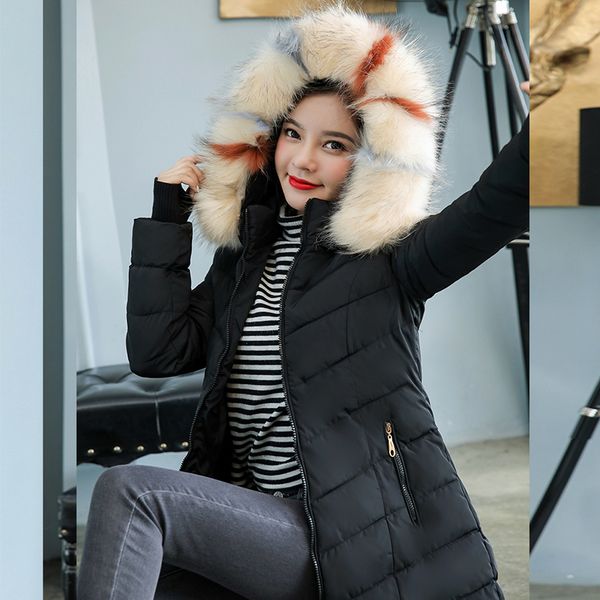 parka women winter coats long cotton casual fur hooded jackets women thick warm winter parkas female overcoat coat 2020, Black
parka women winter coats long cotton casual fur hooded jackets women thick warm winter parkas female overcoat coat 2020, Black