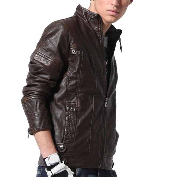 mens leather jackets good quality classic motorcycle bike cowboy jacket male plus size casual clothing 3xl black brown
mens leather jackets good quality classic motorcycle bike cowboy jacket male plus size casual clothing 3xl black brown