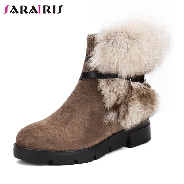 sarairis new arrivals large size 36-41 zip up add fur winter shoes woman boots female apricot ankle boots woman, Black
sarairis new arrivals large size 36-41 zip up add fur winter shoes woman boots female apricot ankle boots woman, Black