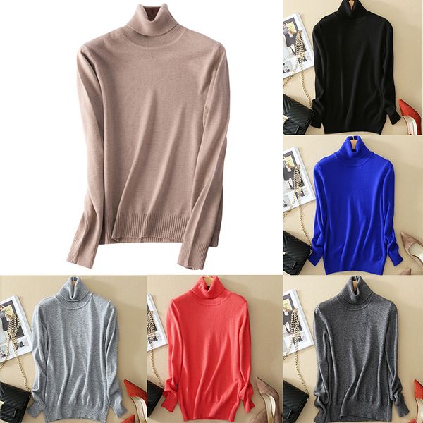 female 9 colors soft cashmere sweater turtleneck plus size s-xxxl knitted winter sweater warm solid color for women, White;black
female 9 colors soft cashmere sweater turtleneck plus size s-xxxl knitted winter sweater warm solid color for women, White;black