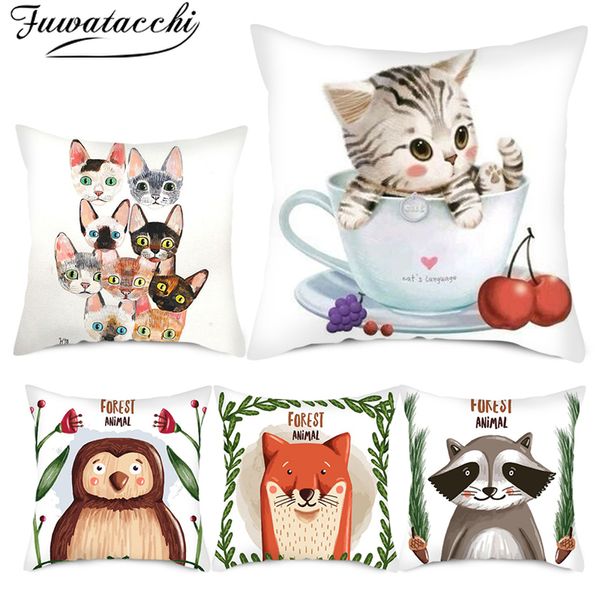 fuwatacchi cute cat подушка изображение обложка для животных печатные наволочки для home стул диван декоративные белые наволочки
fuwatacchi cute cat подушка изображение обложка для животных печатные наволочки для home стул диван декоративные белые наволочки